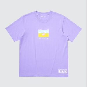 Uniqlo Pokémon UT Slowpoke Purple Japanese Japan game card T Shirt M Medium new